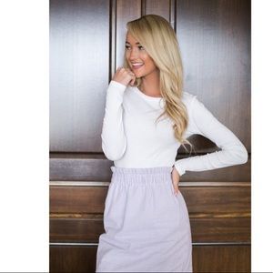 Lauren James stripped seersucker skirt, M